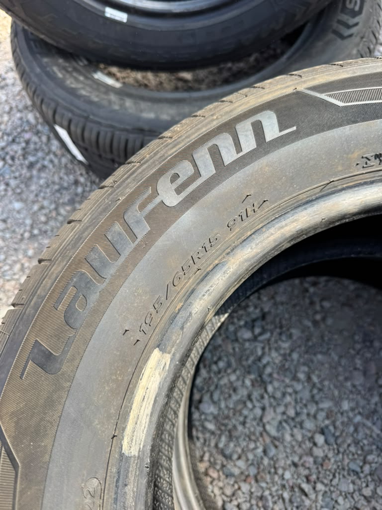 195/65R15 Pair (2 Used Tires) Laufenn G Fit