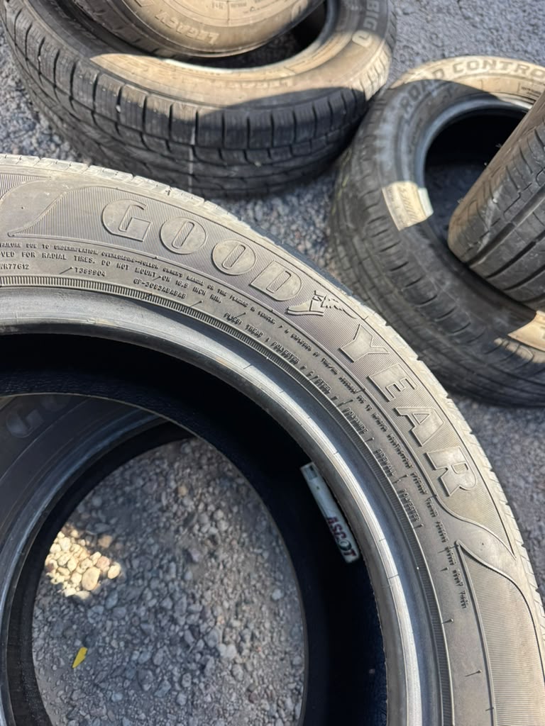 205/65R16 Pair (2 Used Tires) Goodyear Reliant