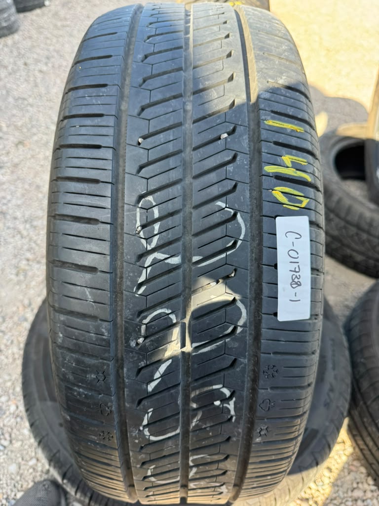 225/55R17 Pair (2 Used Tires) Continental Control Contact