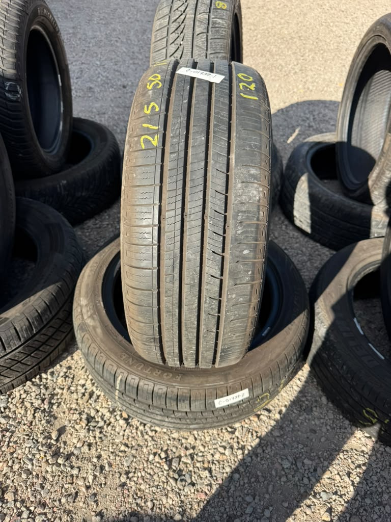 215/50R17 Pair (2 Used Tires) Fortune Perfectus FSR602