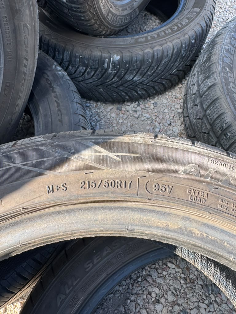 215/50R17 Pair (2 Used Tires) Fortune Perfectus FSR602