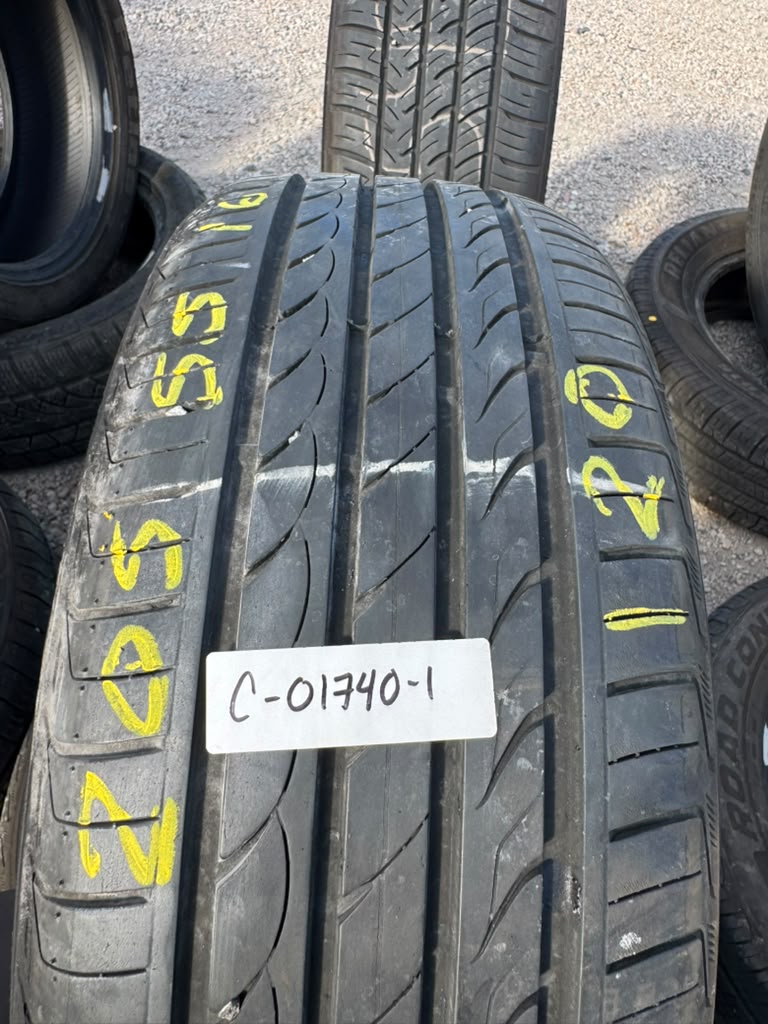 205/55R16 Pair (2 Used Tires) Delinte DH2