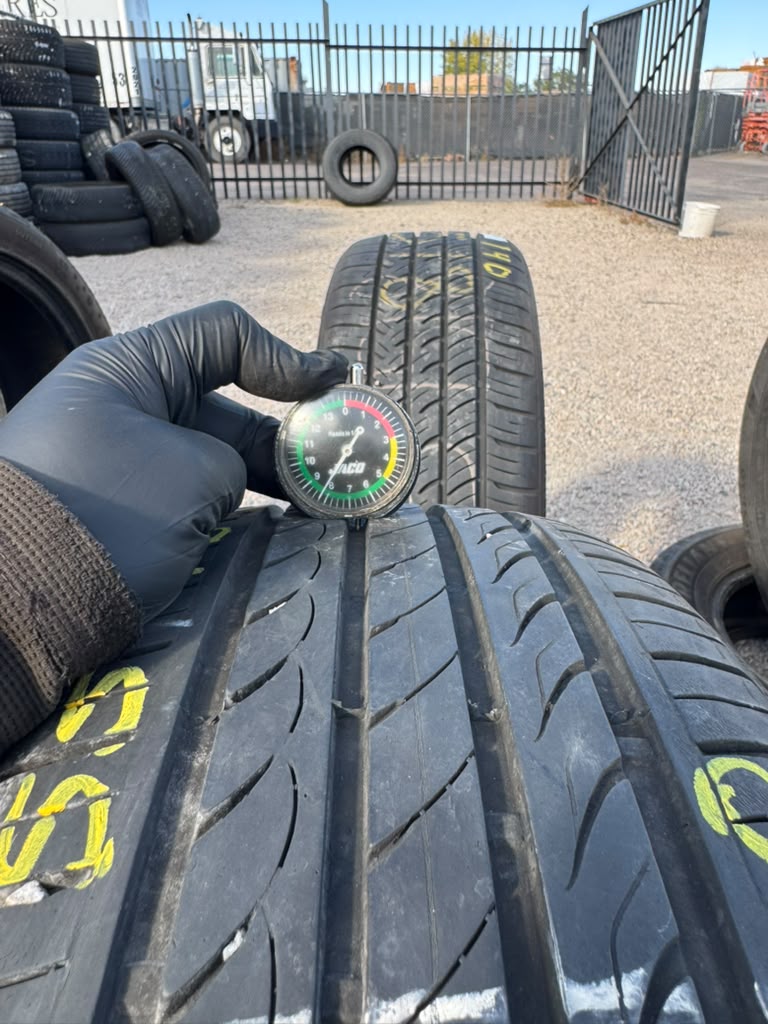 205/55R16 Pair (2 Used Tires) Delinte DH2