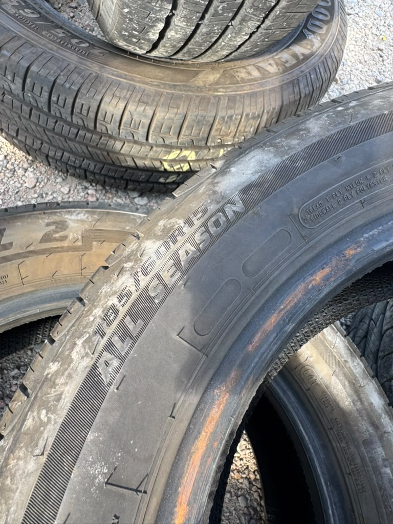 185/60R15 Pair (2 Used Tires) DeanTires RoadControl 2