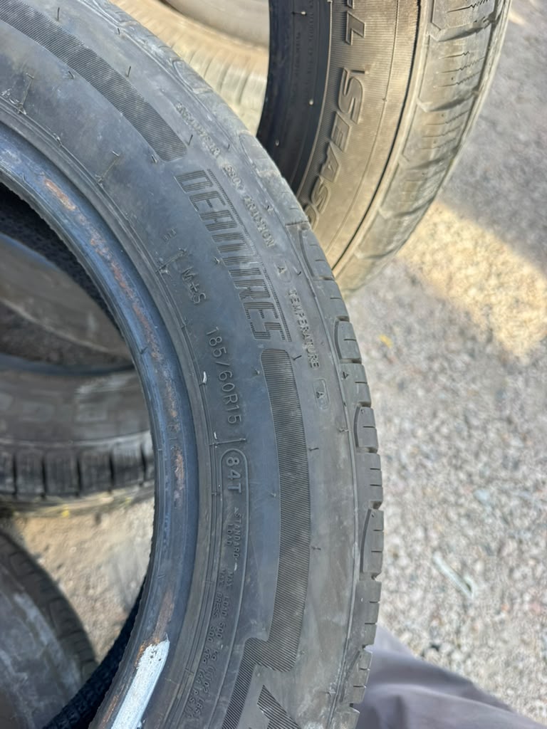 185/60R15 Pair (2 Used Tires) DeanTires RoadControl 2