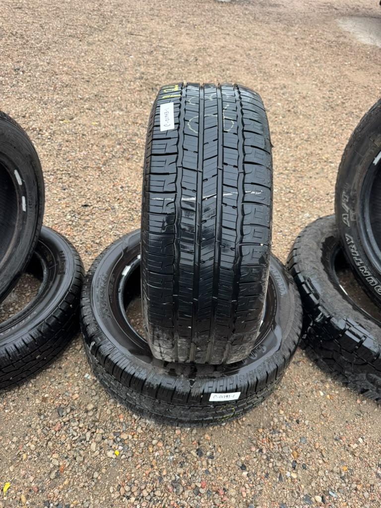 235/55R17 Pair (2 Used Tires) Goodyear Reliant