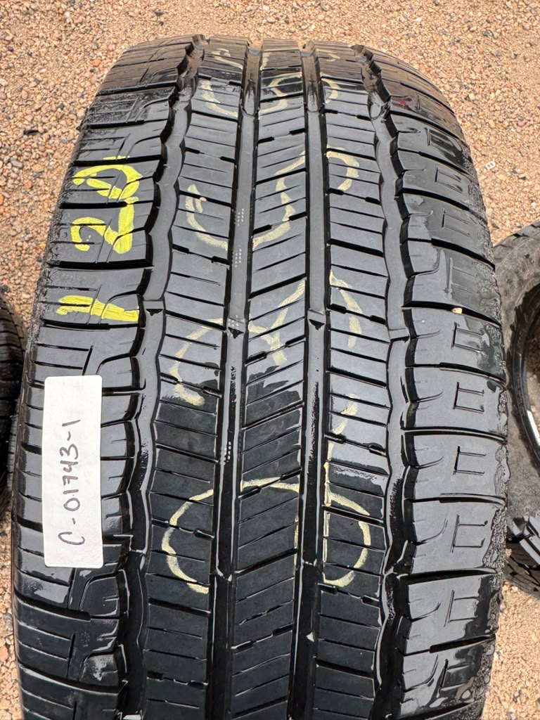 235/55R17 Pair (2 Used Tires) Goodyear Reliant