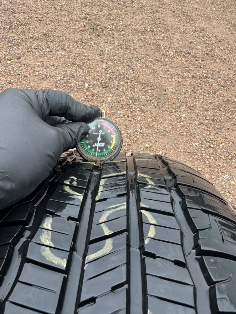 235/55R17 Pair (2 Used Tires) Goodyear Reliant