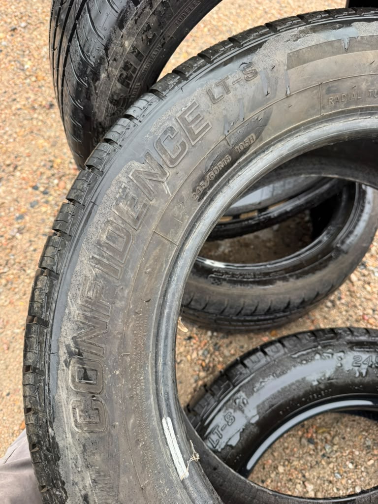 245/60R18 Pair (2 Used Tires) Caldera Confidence LT-S - 📍 Commerce City
