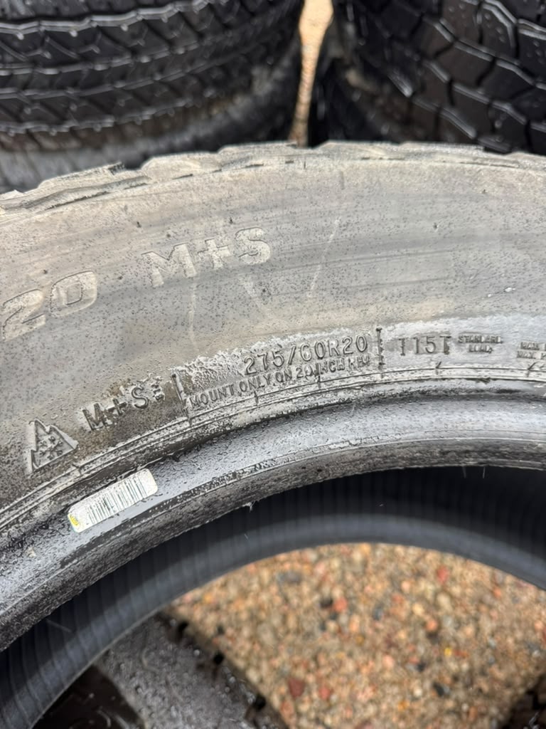 275/60R20 Pair (2 Used Tires) DeanTires Back Country - 📍 Commerce City