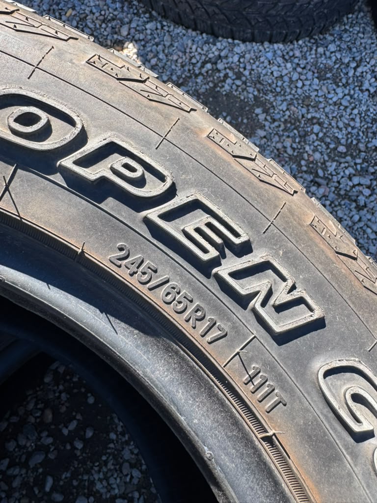 245/65R17 Pair (2 Used Tires)  Toyo Open Country - 📍 Commerce City