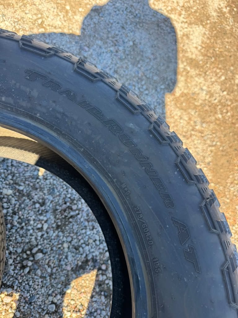 275/60R20 Pair (2 Used Tires) Goodyear Wrangler TrailRunner - 📍 Commerce City