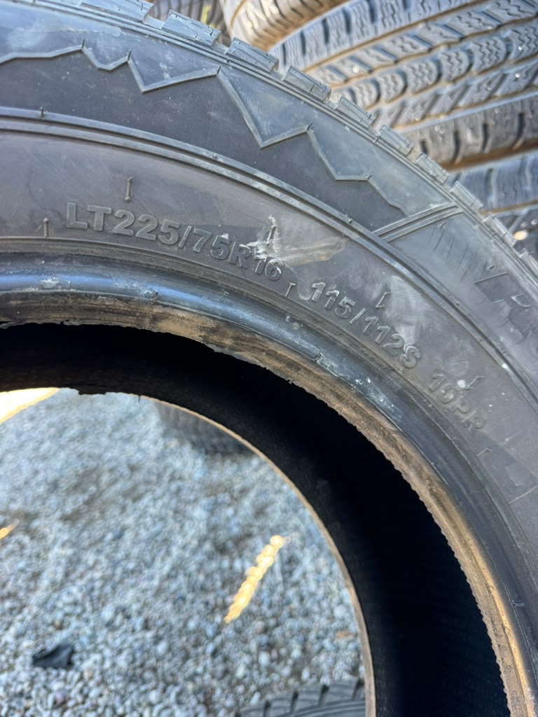 LT225/75R16 Pair (2 Used Tires) Rocky Mountain - 📍 Commerce City