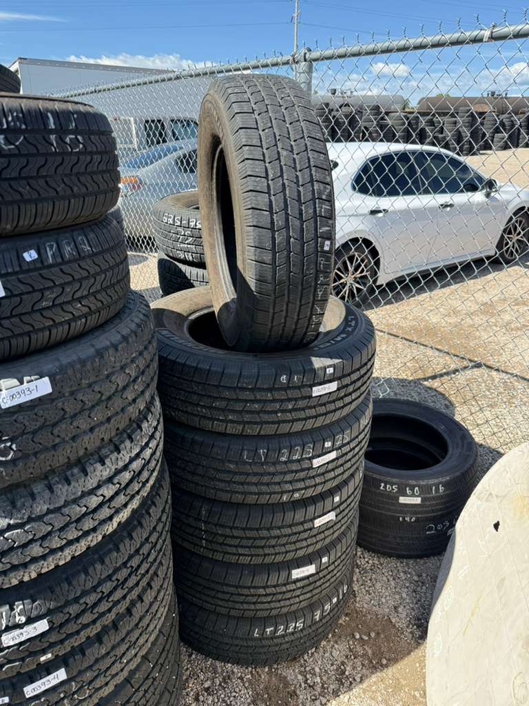 LT225/75R16 Set (6 Used Tires) Michelin LTX II