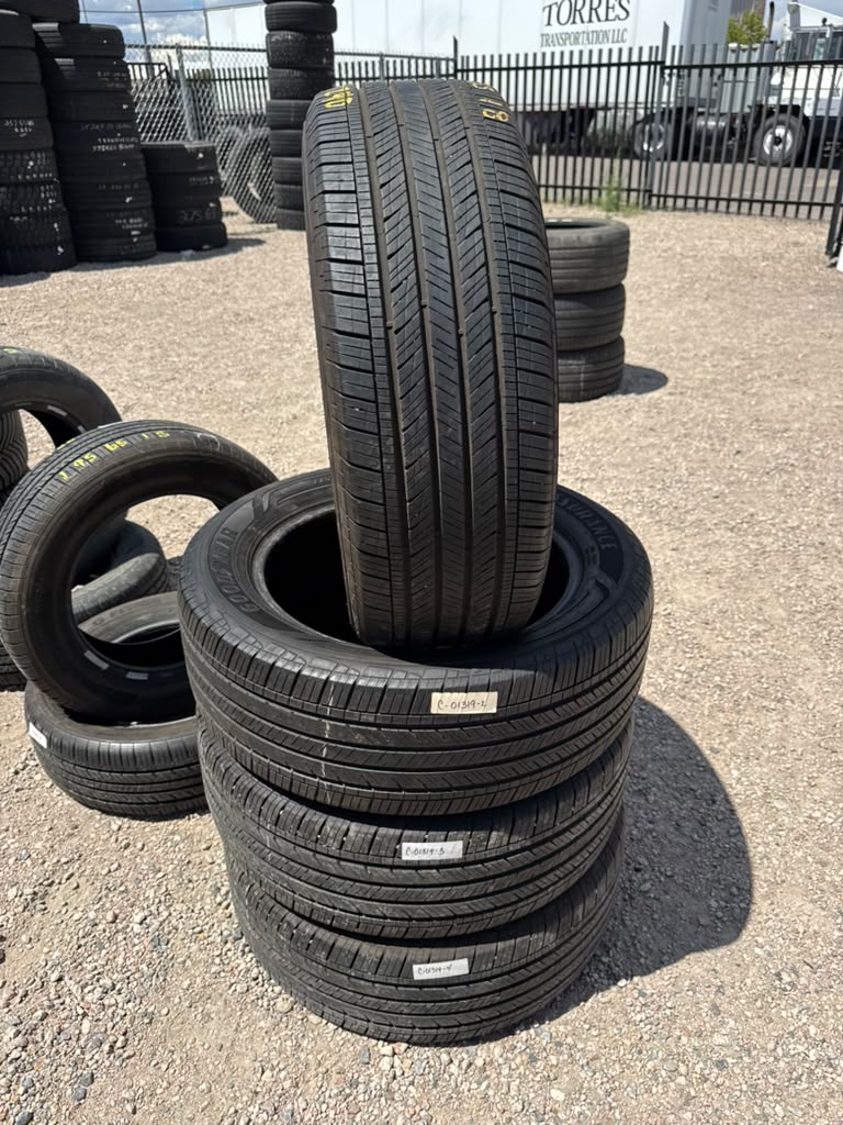 225/55R18 Set (4 Used Tires) Goodyear Assurance