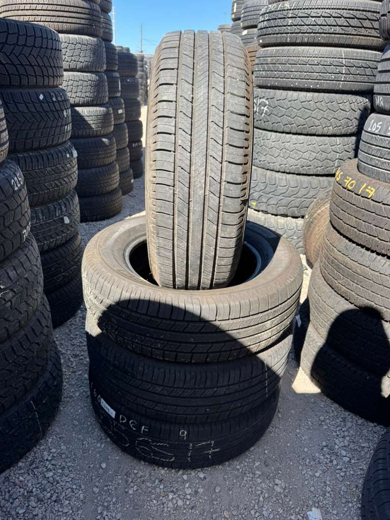 225/65R17 Set (4 Used Tires) Michelin Defender